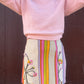 The Livia 1970s Hand Embroidered Wool Skirt