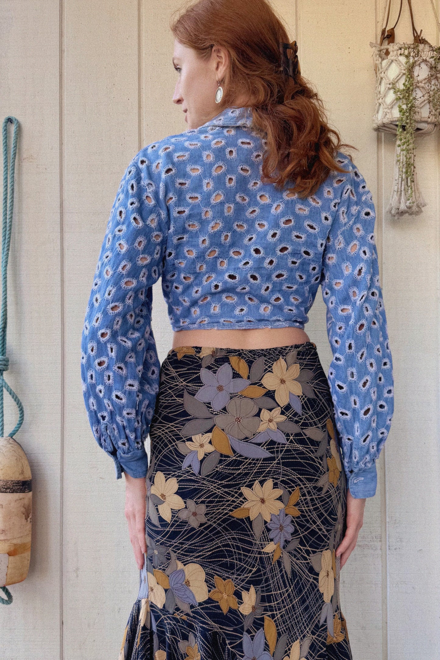 The Alexandra Denim Top