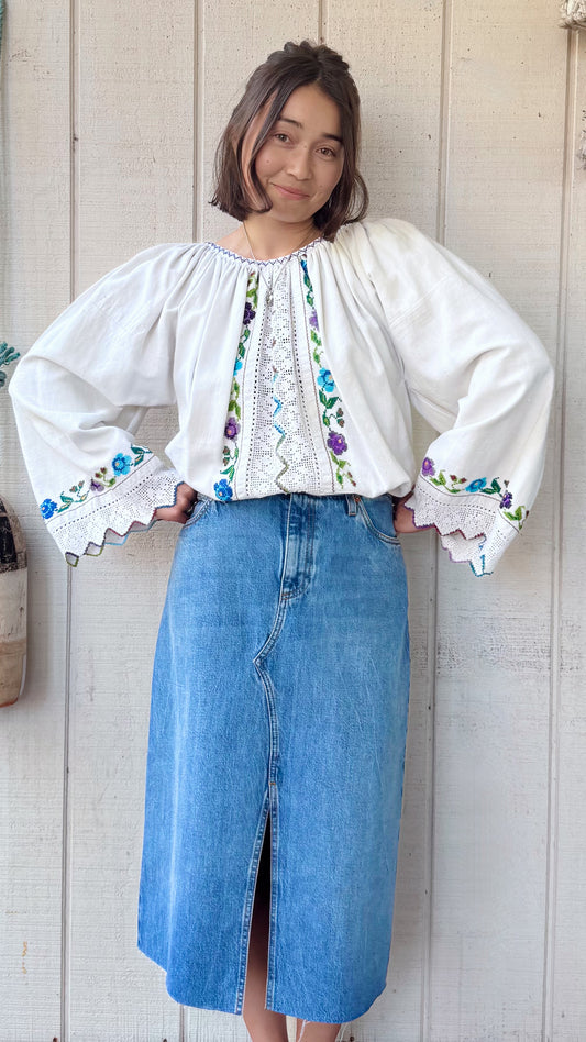 The Gucci Denim Skirt