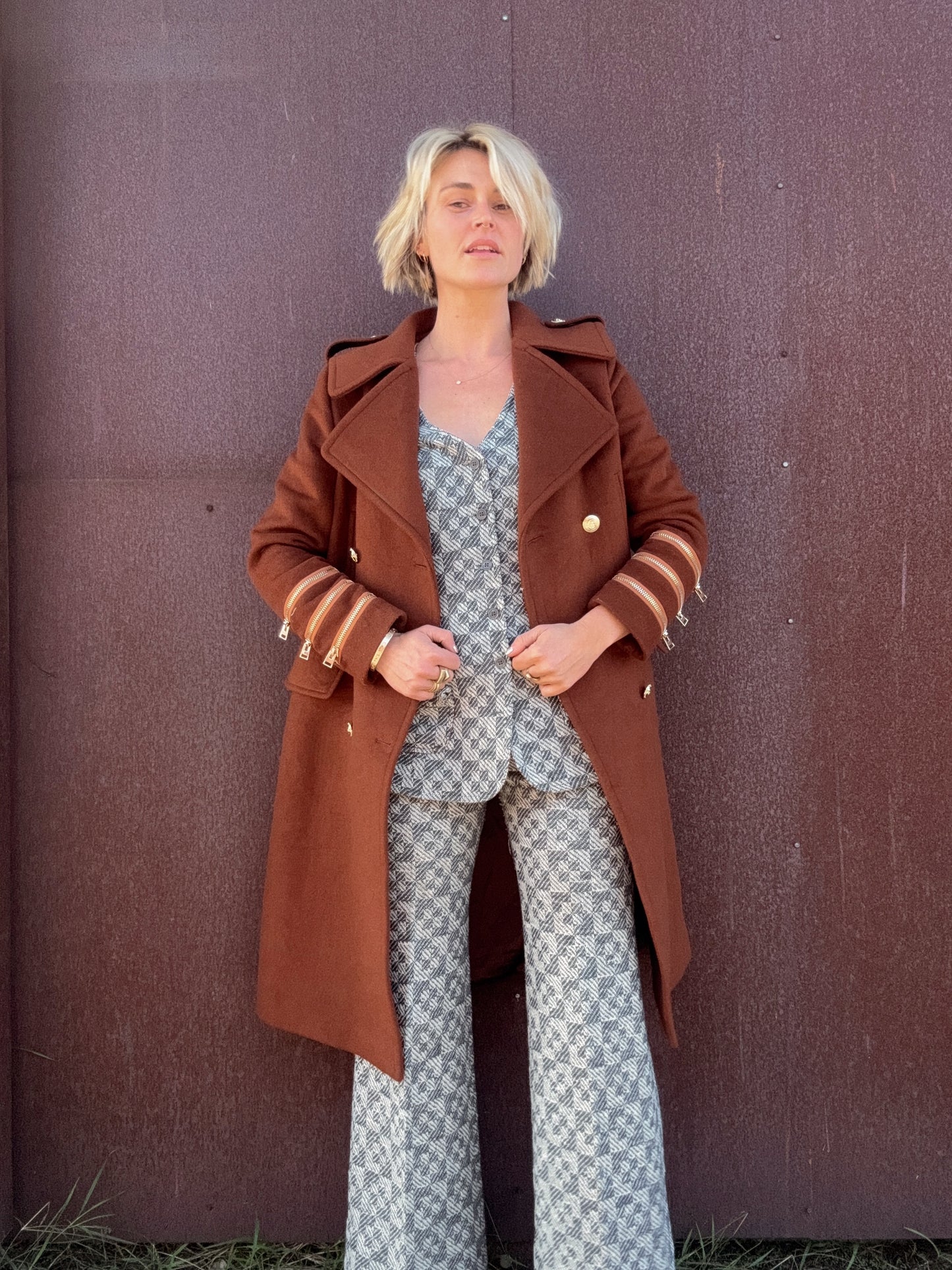 The Noelle 1980s Wool Coat