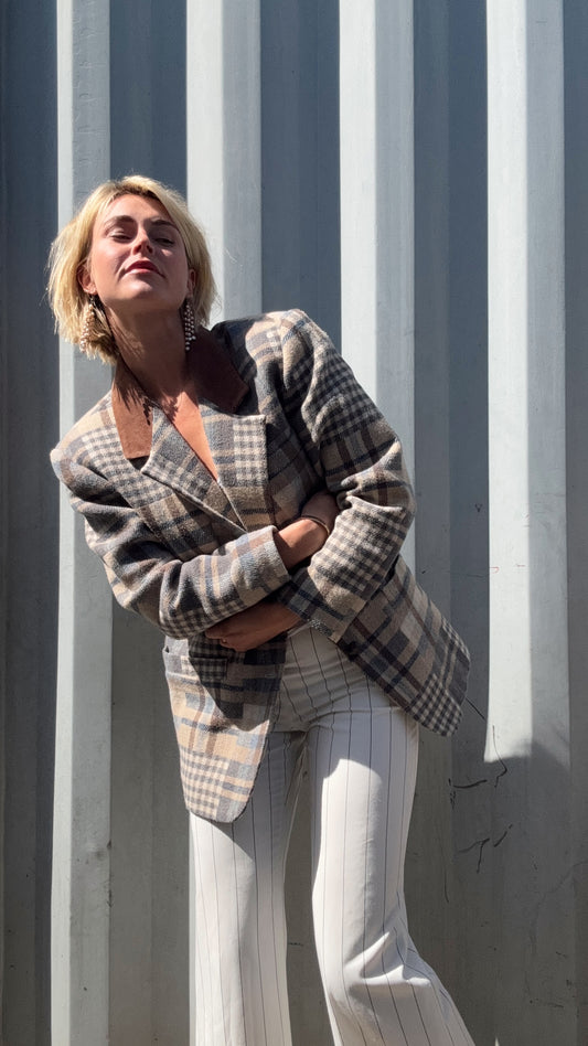 The Pippa Plaid Blazer