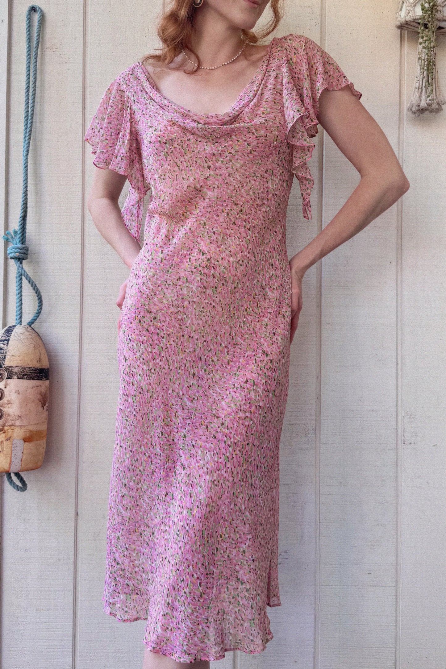 The Marisa Silk Midi Dress