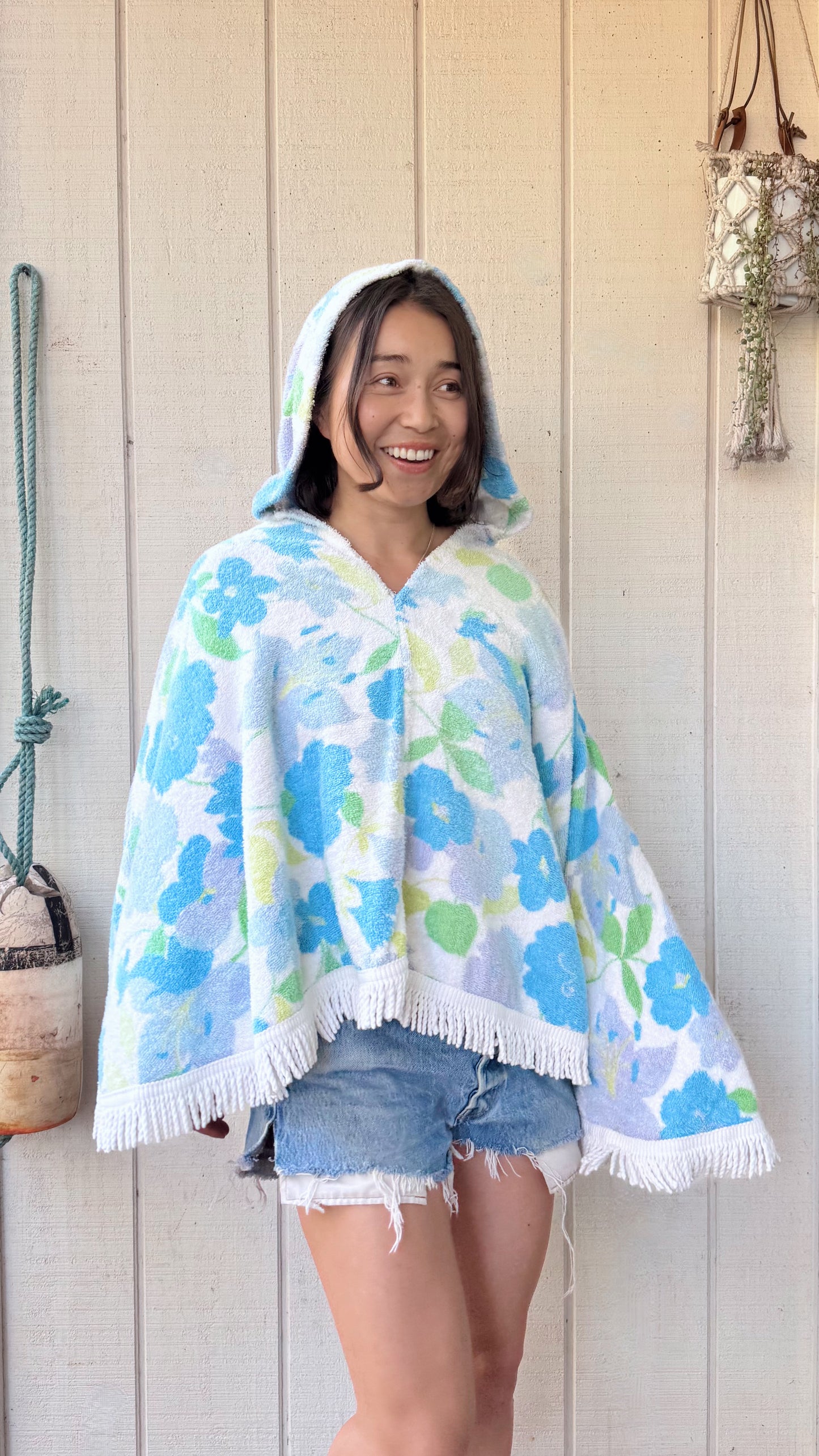 The Natalia 1960s Towel Poncho