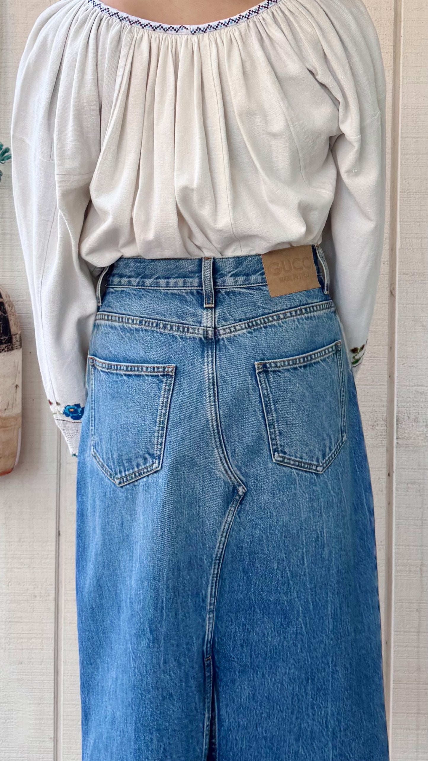 The Gucci Denim Skirt
