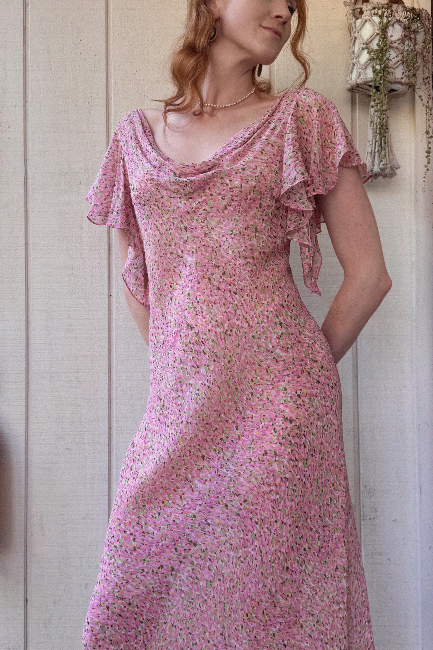 The Marisa Silk Midi Dress