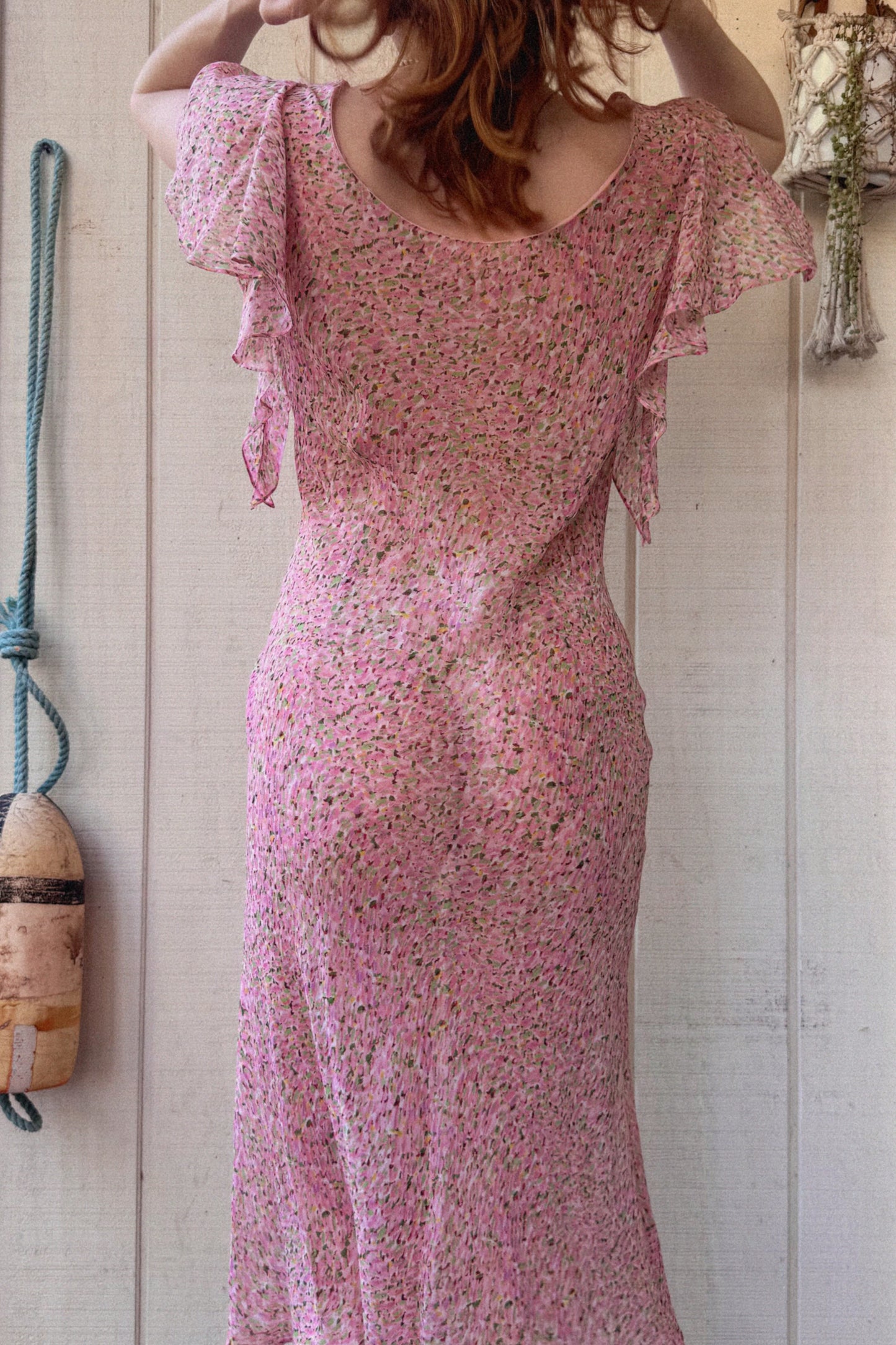 The Marisa Silk Midi Dress