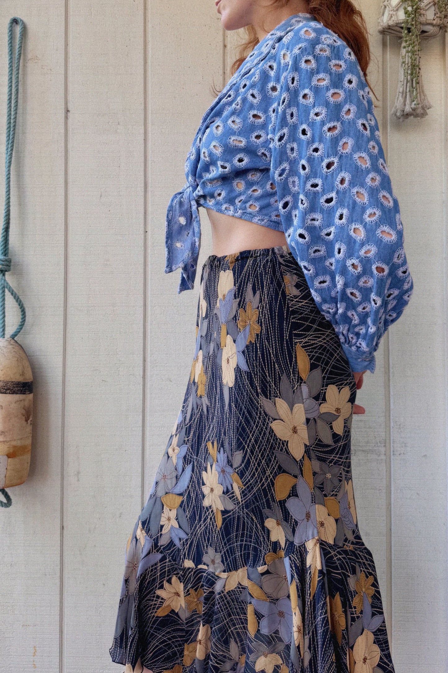 The Alexandra Denim Top