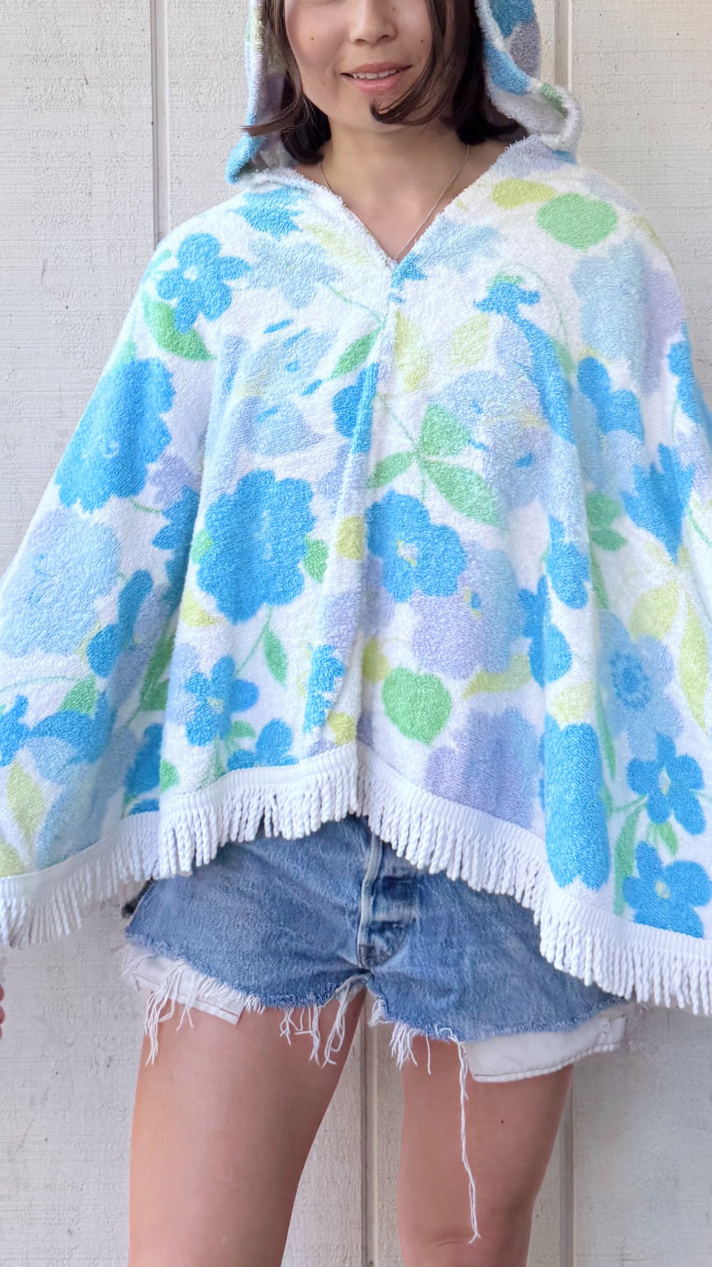 The Natalia 1960s Towel Poncho