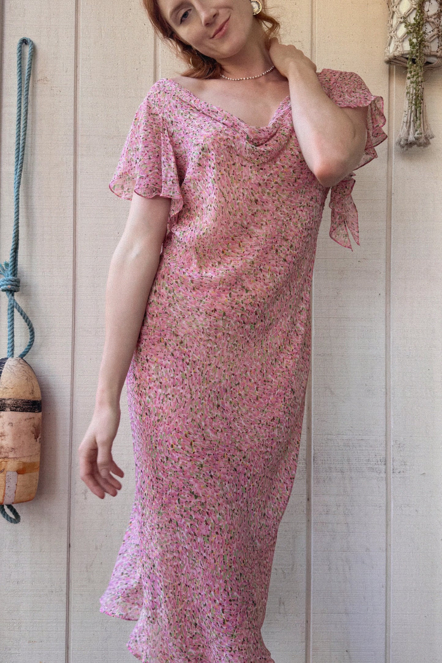 The Marisa Silk Midi Dress