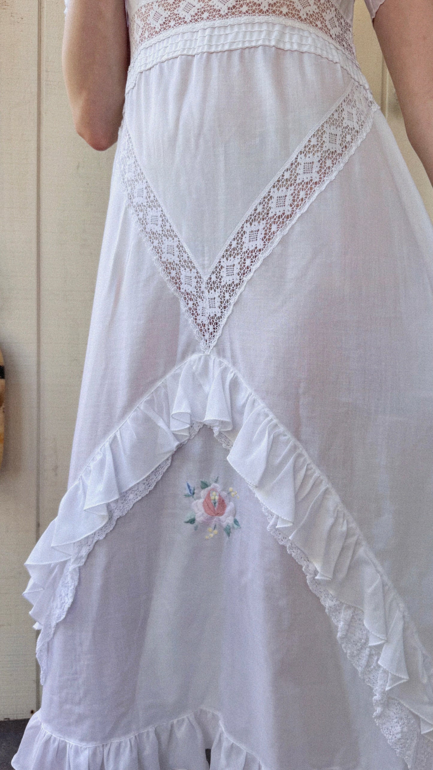 The Sylvie 1970s Handmade Cotton Dress