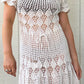 The Evangeline 1970s Crochet Dress