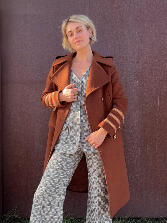 The Noelle 1980s Wool Coat