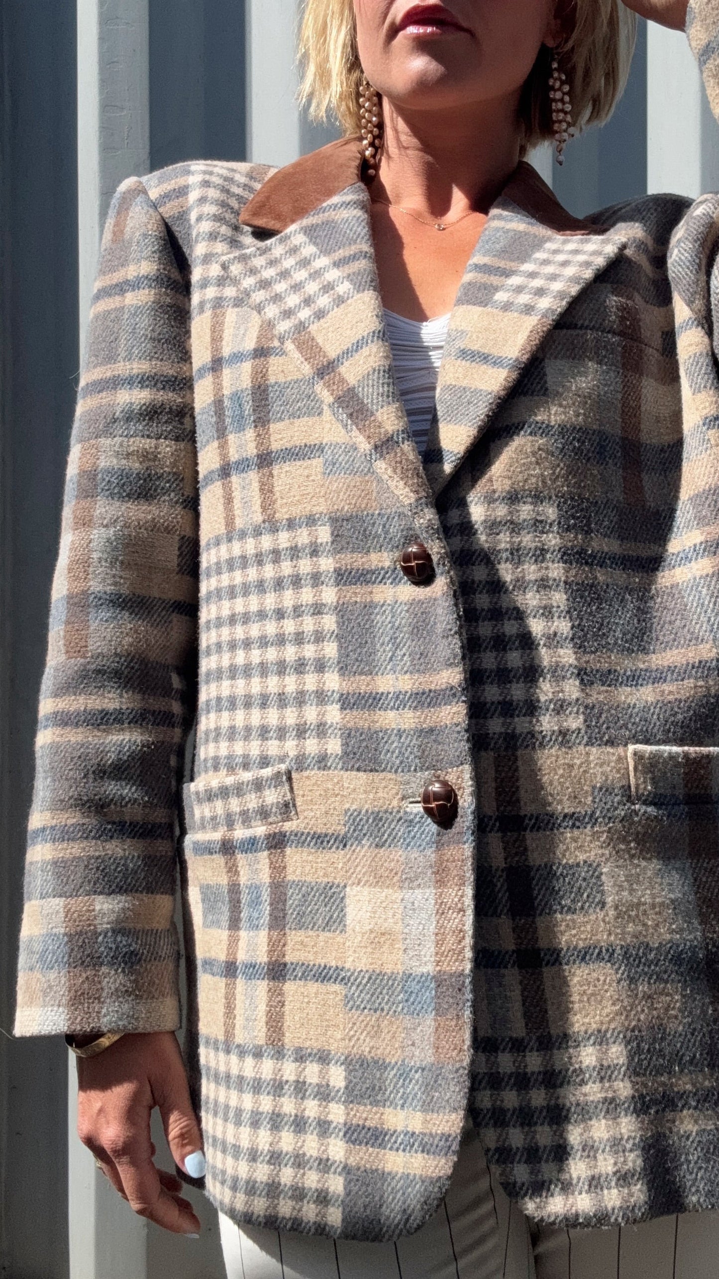 The Pippa Plaid Blazer