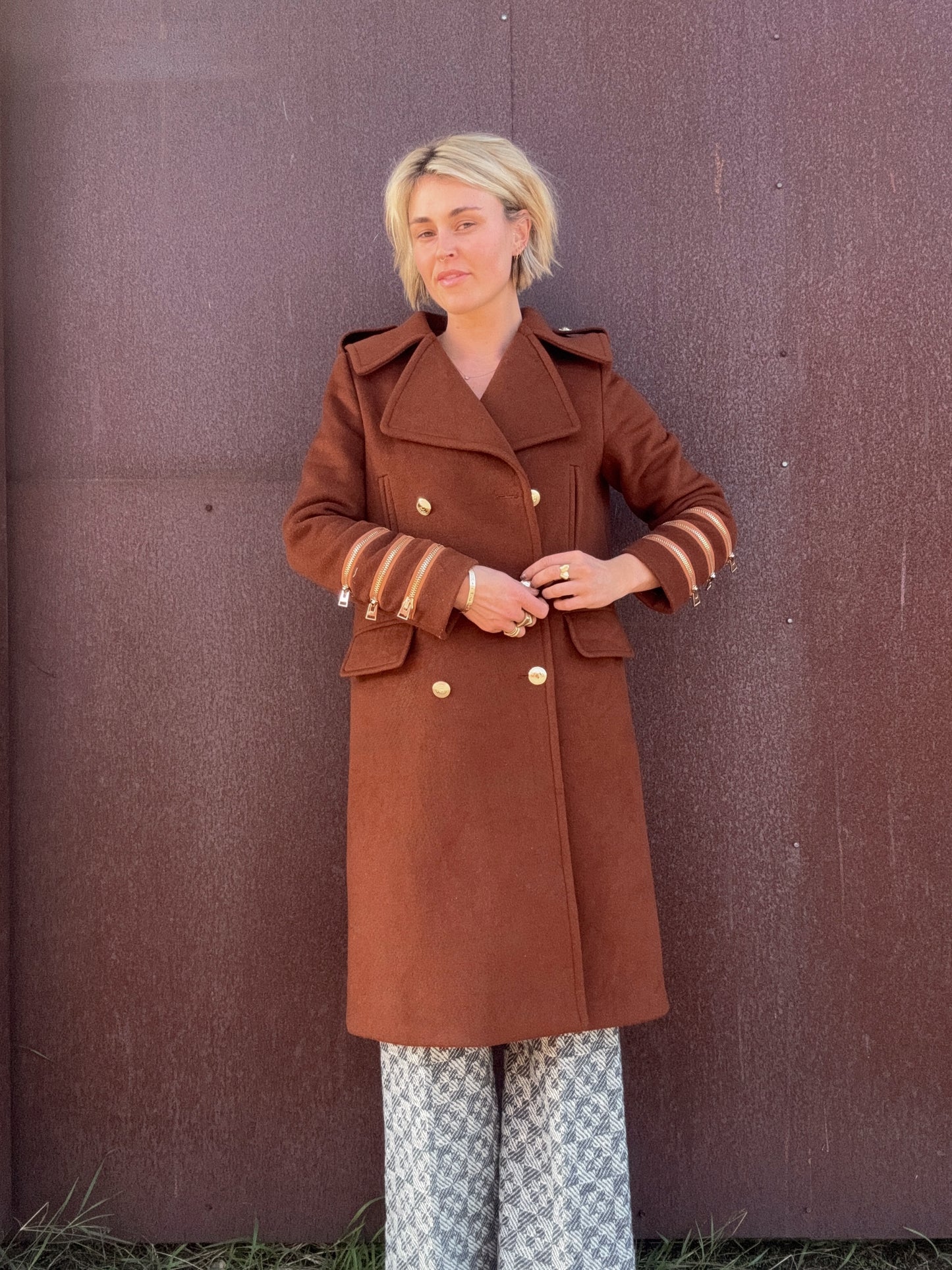 The Noelle 1980s Wool Coat