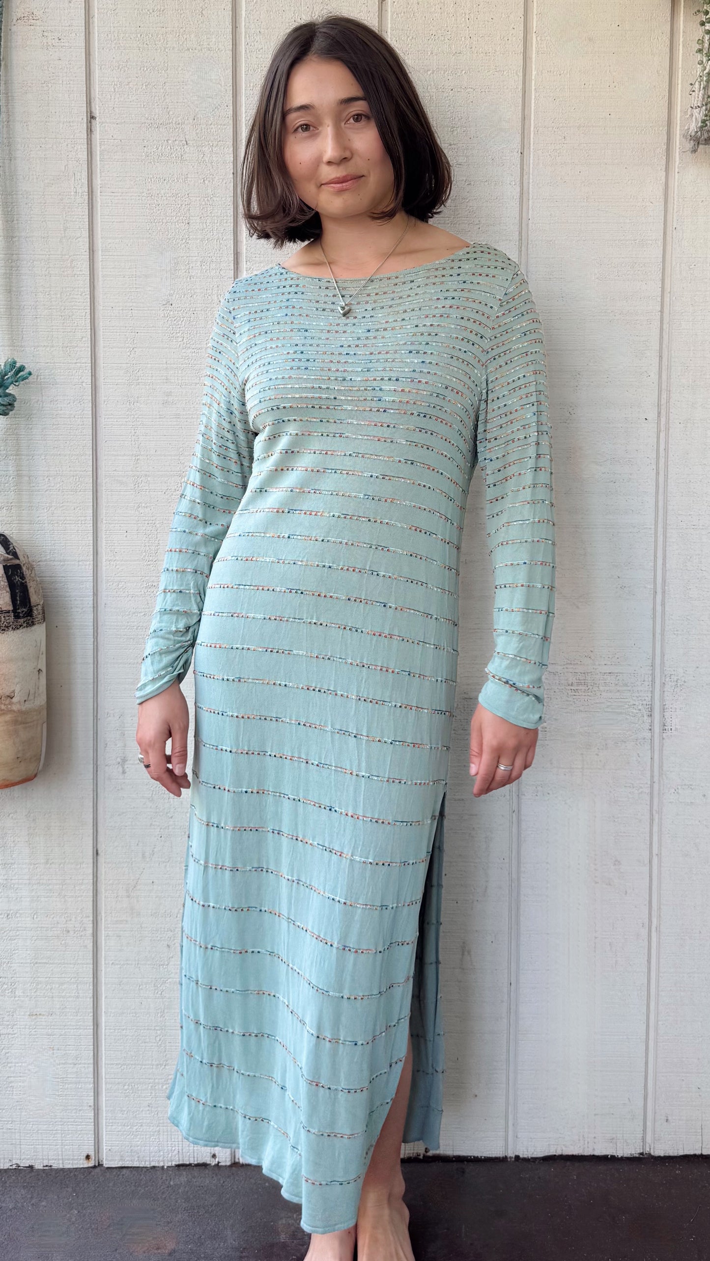 The Matilde 1980s Knit Maxi Dress