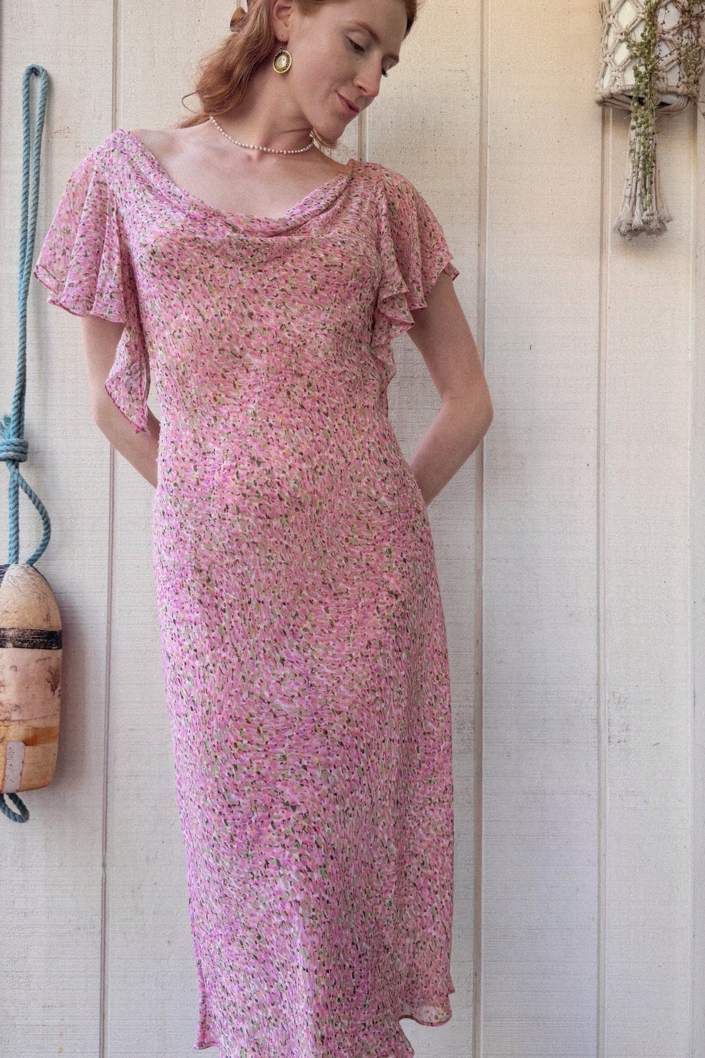 The Marisa Silk Midi Dress