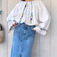 The Ines 1970s Hungarian Blouse