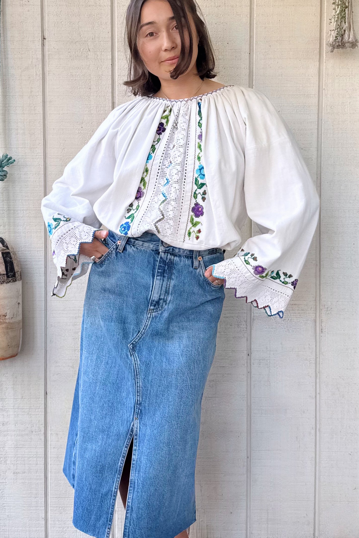 The Ines 1970s Hungarian Blouse