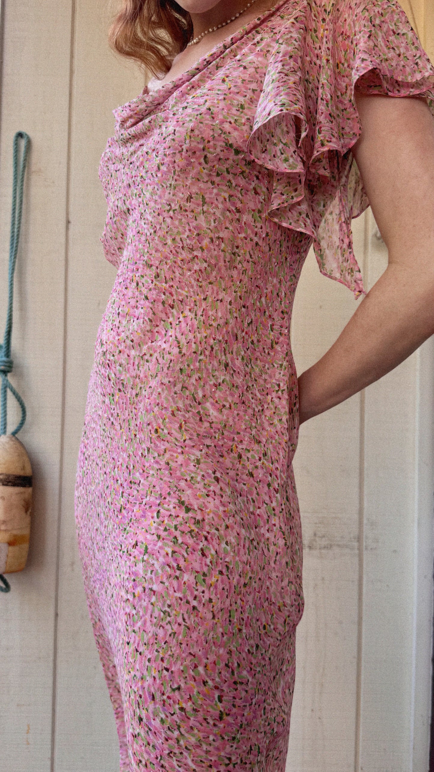 The Marisa Silk Midi Dress