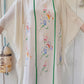 The Helene 1970s Handpainted Silk Kaftan