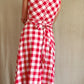 The Annette 1970s Handmade Gingham Dress