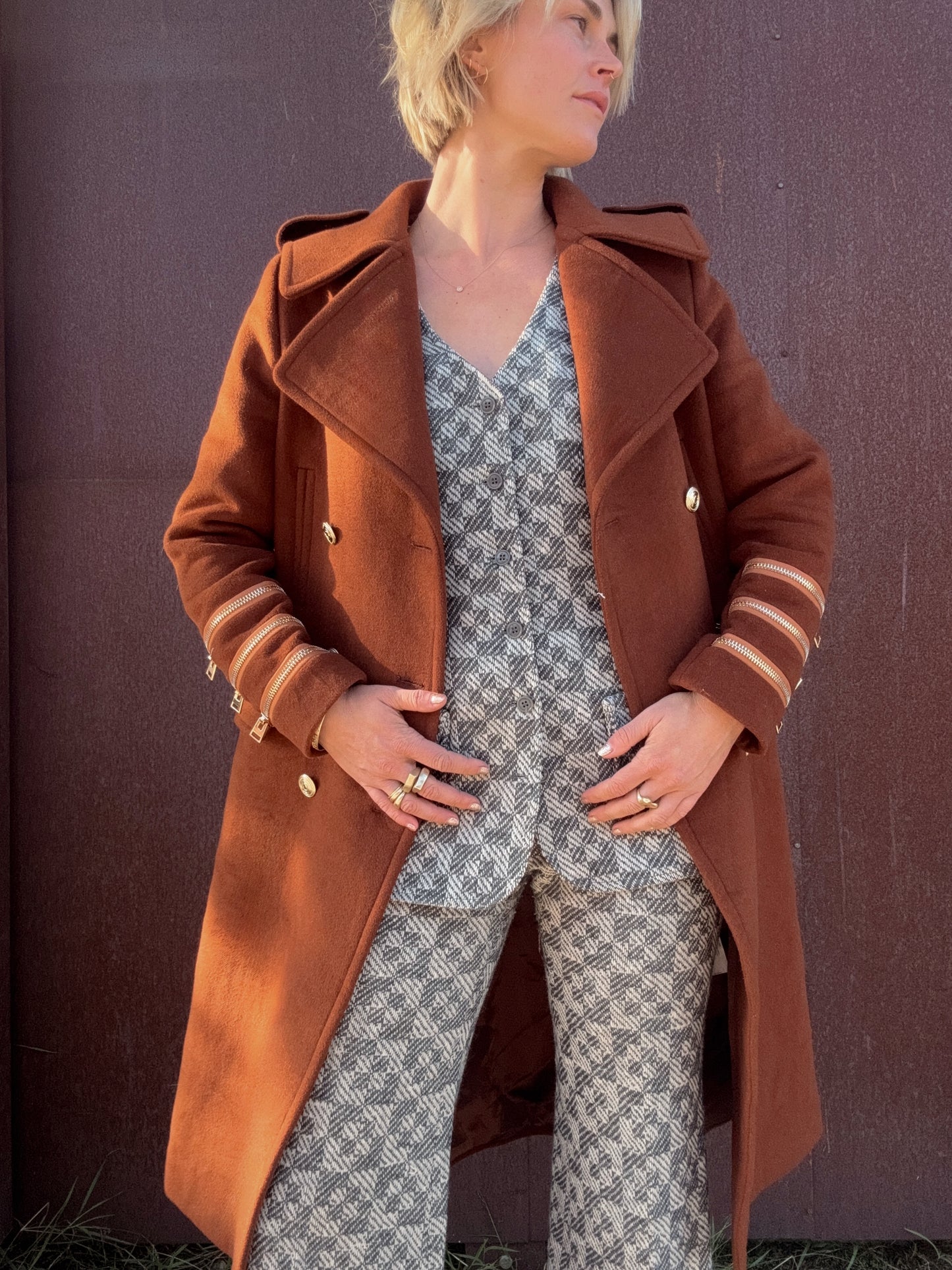 The Noelle 1980s Wool Coat