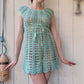 The Marina 1960s Crochet Mini Dress