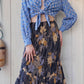 The Lucienne 1990s Silk Skirt