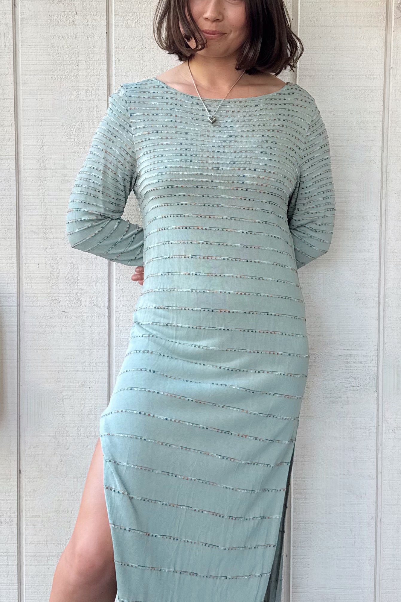 The Matilde 1980s Knit Maxi Dress