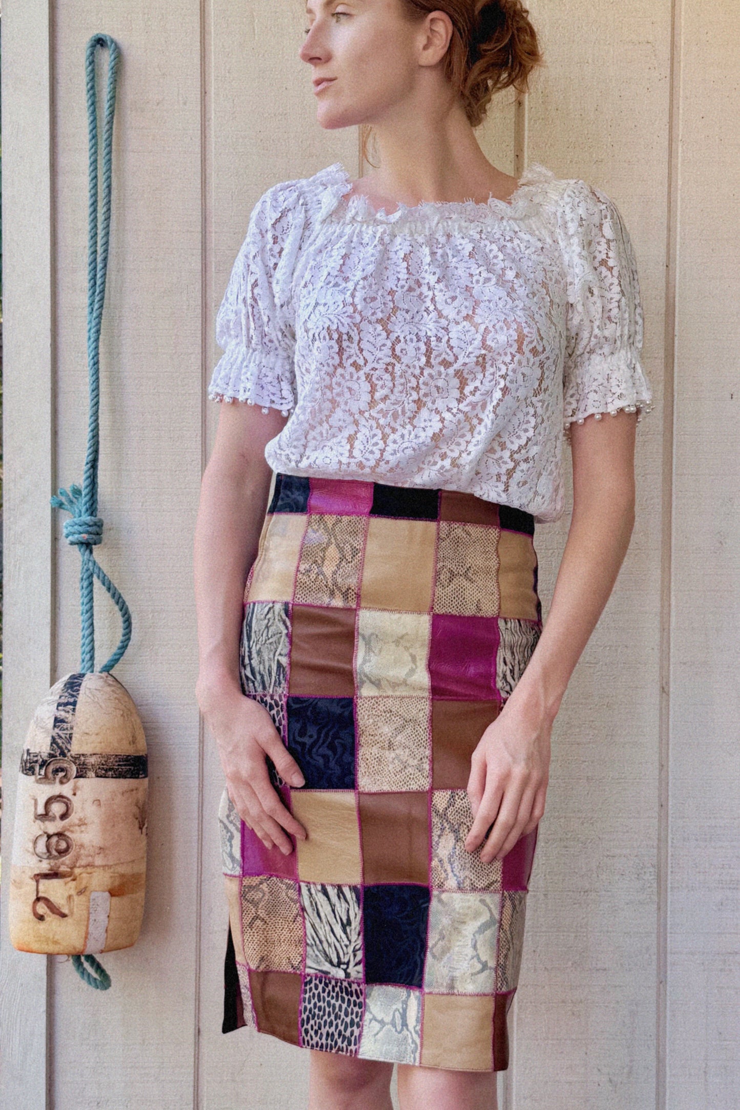 The Laurel 1980s Lace Top