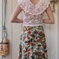 The Reese 1990s Ruffle Crochet Top