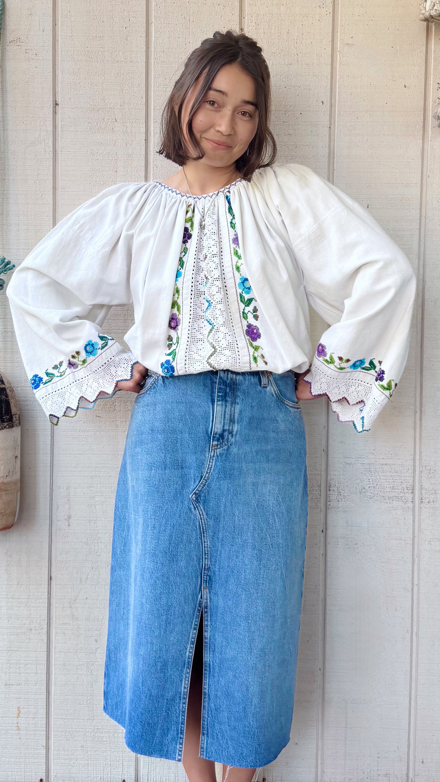 The Ines 1970s Hungarian Blouse