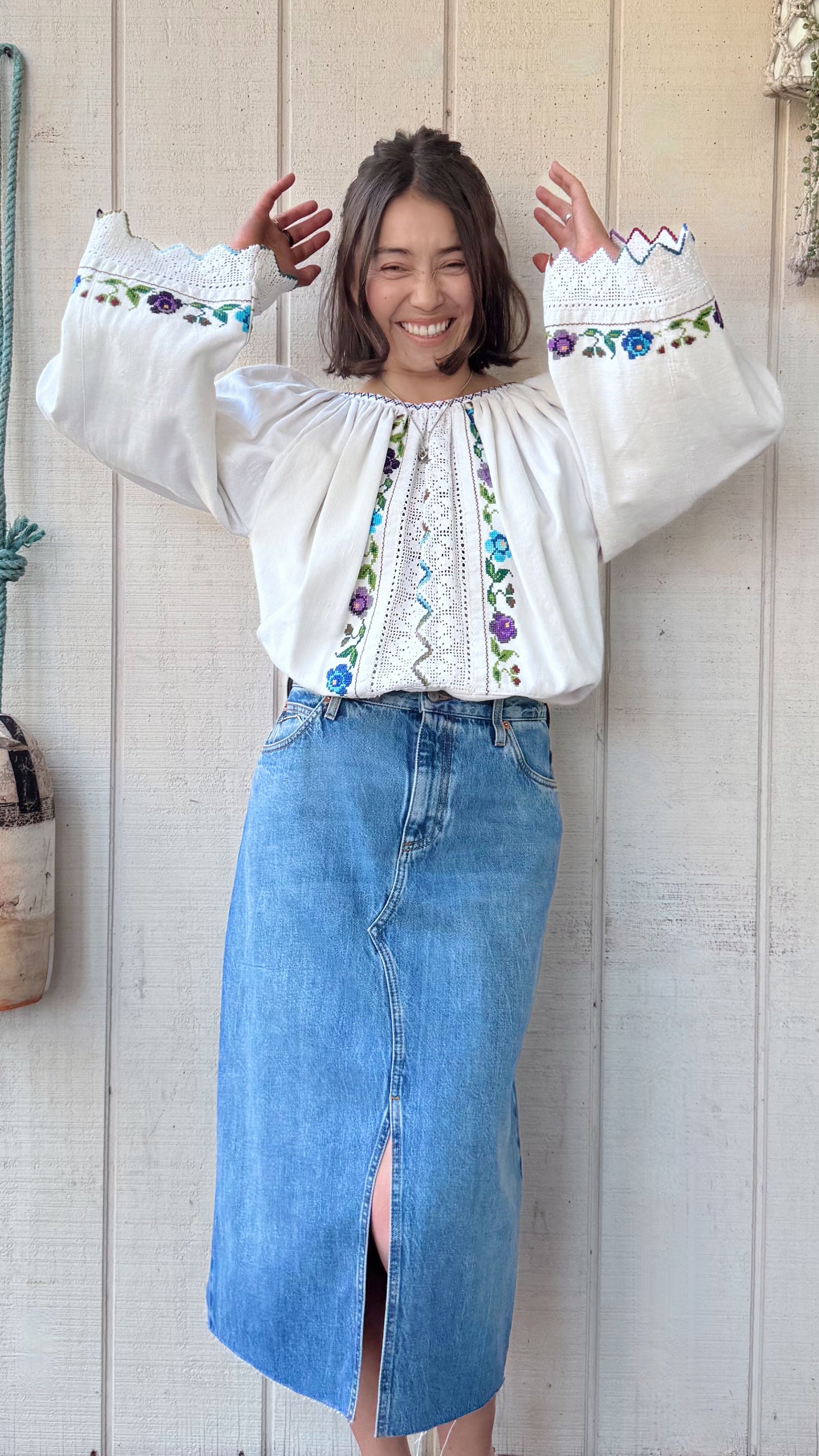 The Ines 1970s Hungarian Blouse