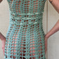 The Marina 1960s Crochet Mini Dress