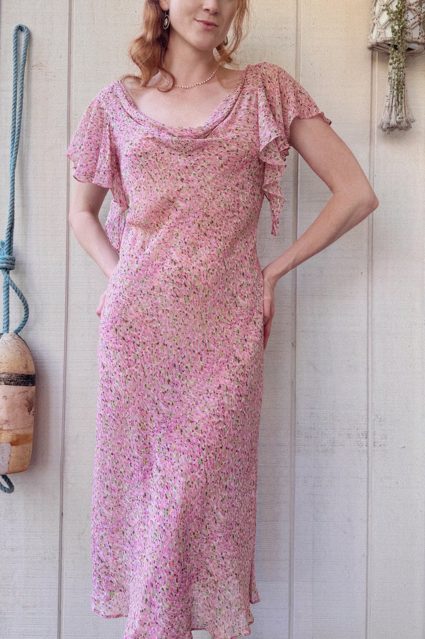 The Marisa Silk Midi Dress