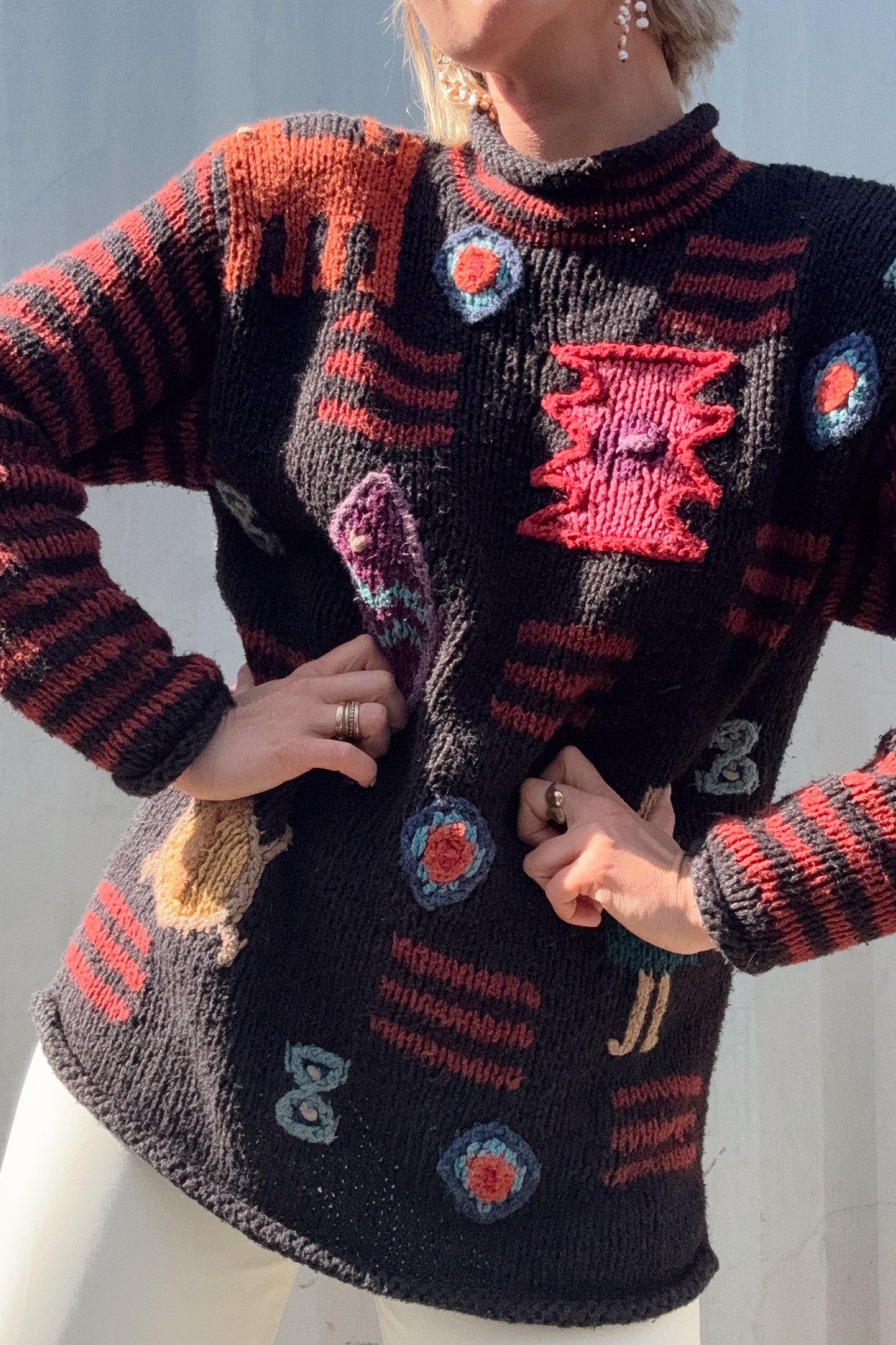 The Aurelia Mockneck Knit Sweater