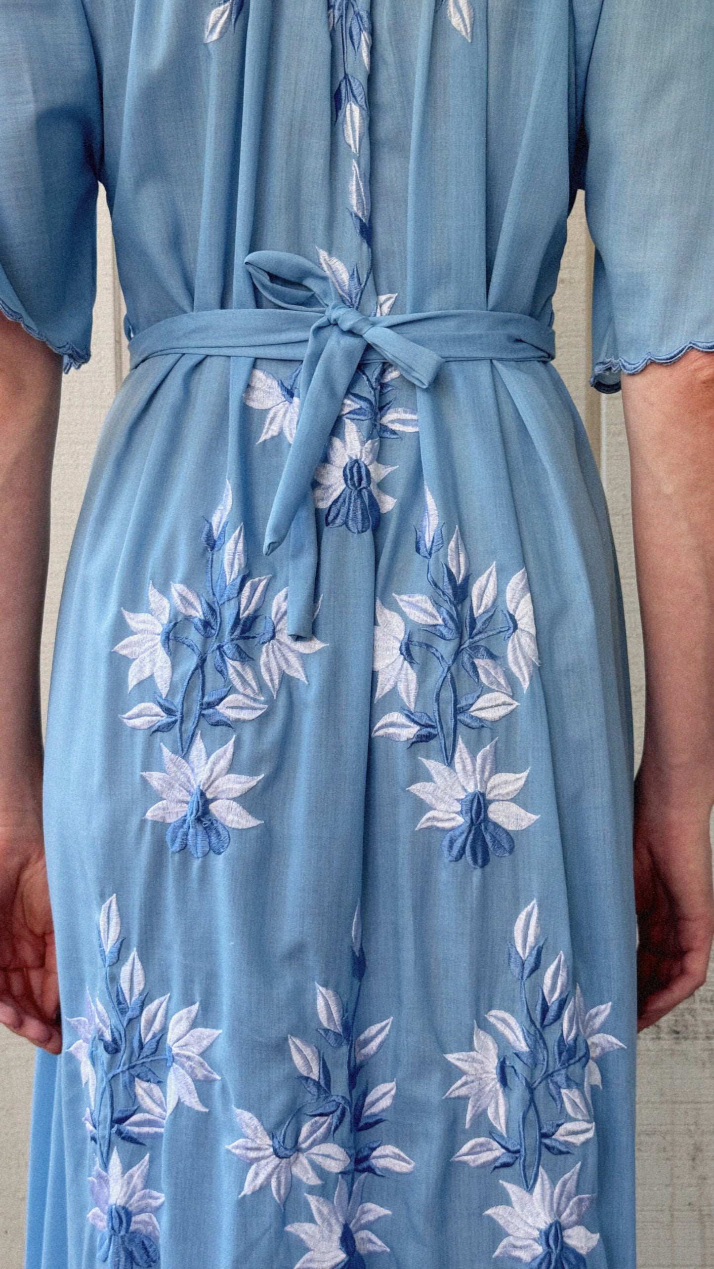 The Eva Embroidered Maxi Dress