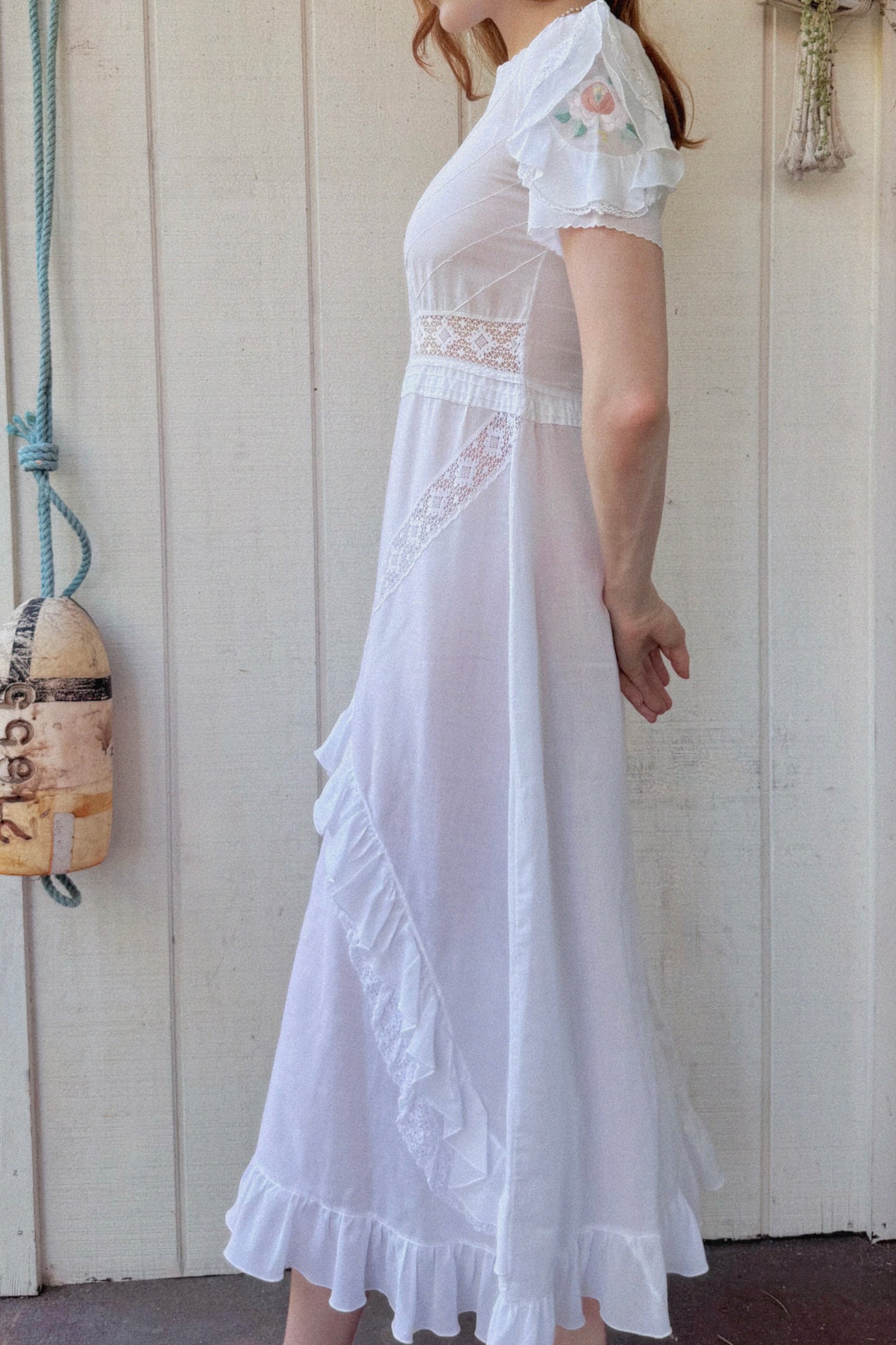 The Sylvie 1970s Handmade Cotton Dress
