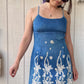 The Odette 1990s Denim Mini Dress