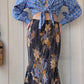 The Lucienne 1990s Silk Skirt