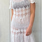 The Evangeline 1970s Crochet Dress