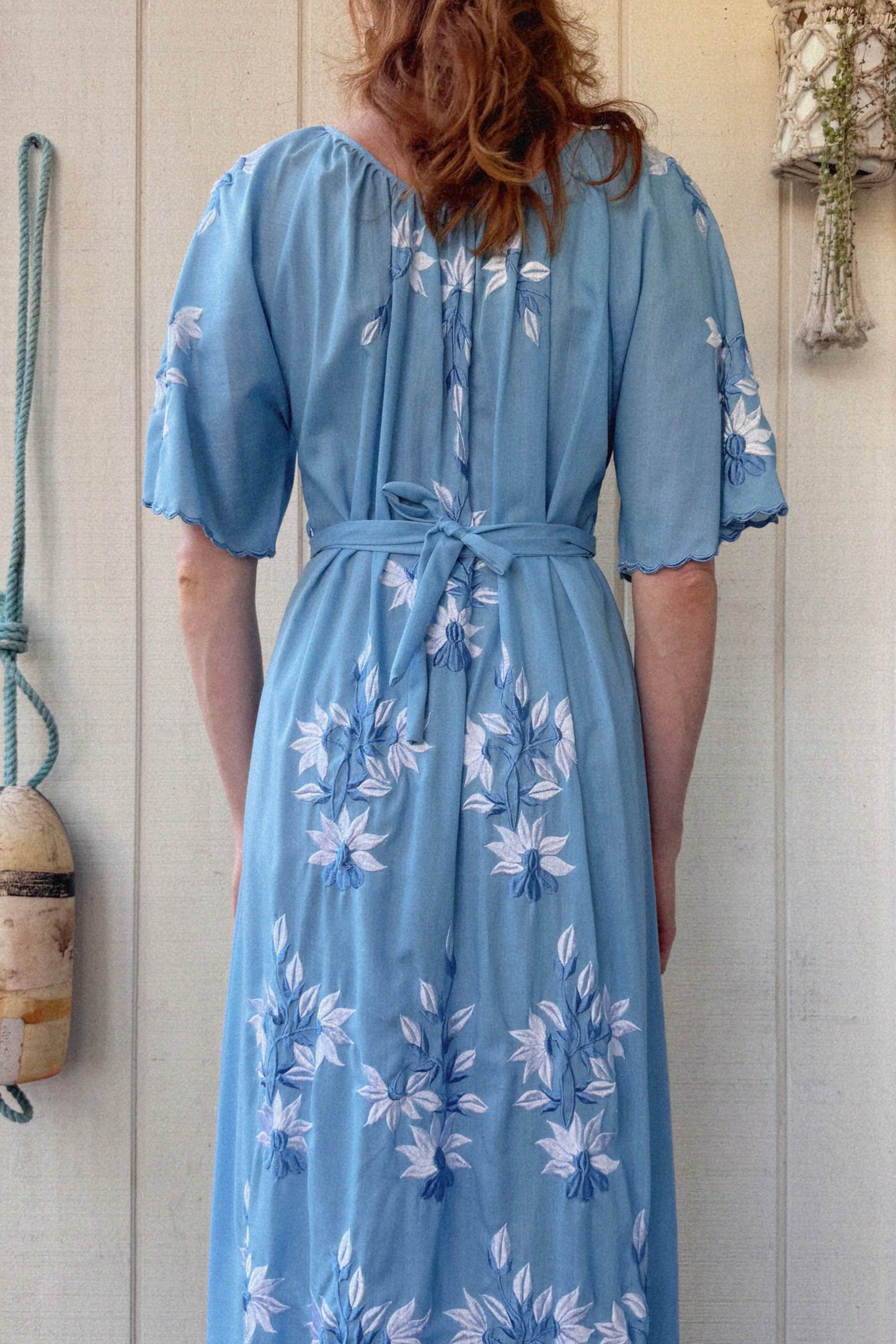 The Eva Embroidered Maxi Dress
