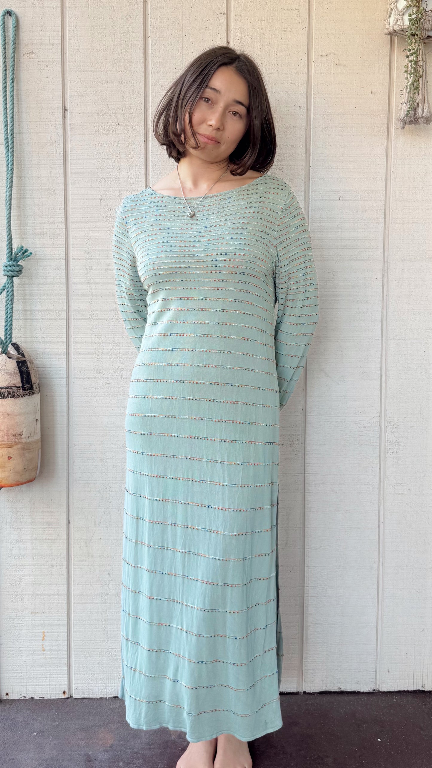 The Matilde 1980s Knit Maxi Dress