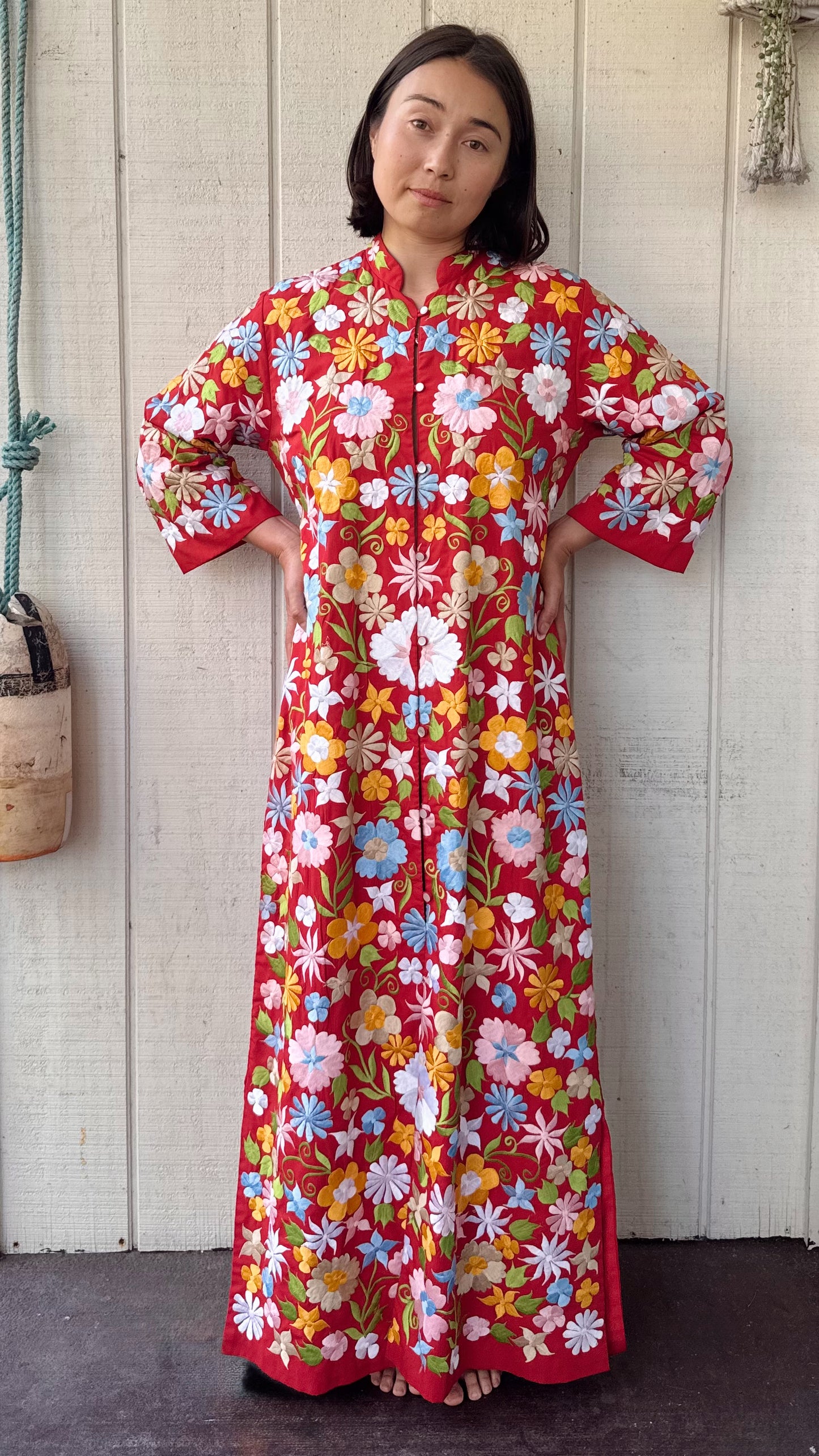 The Carolina 1970s Embroidered Coat