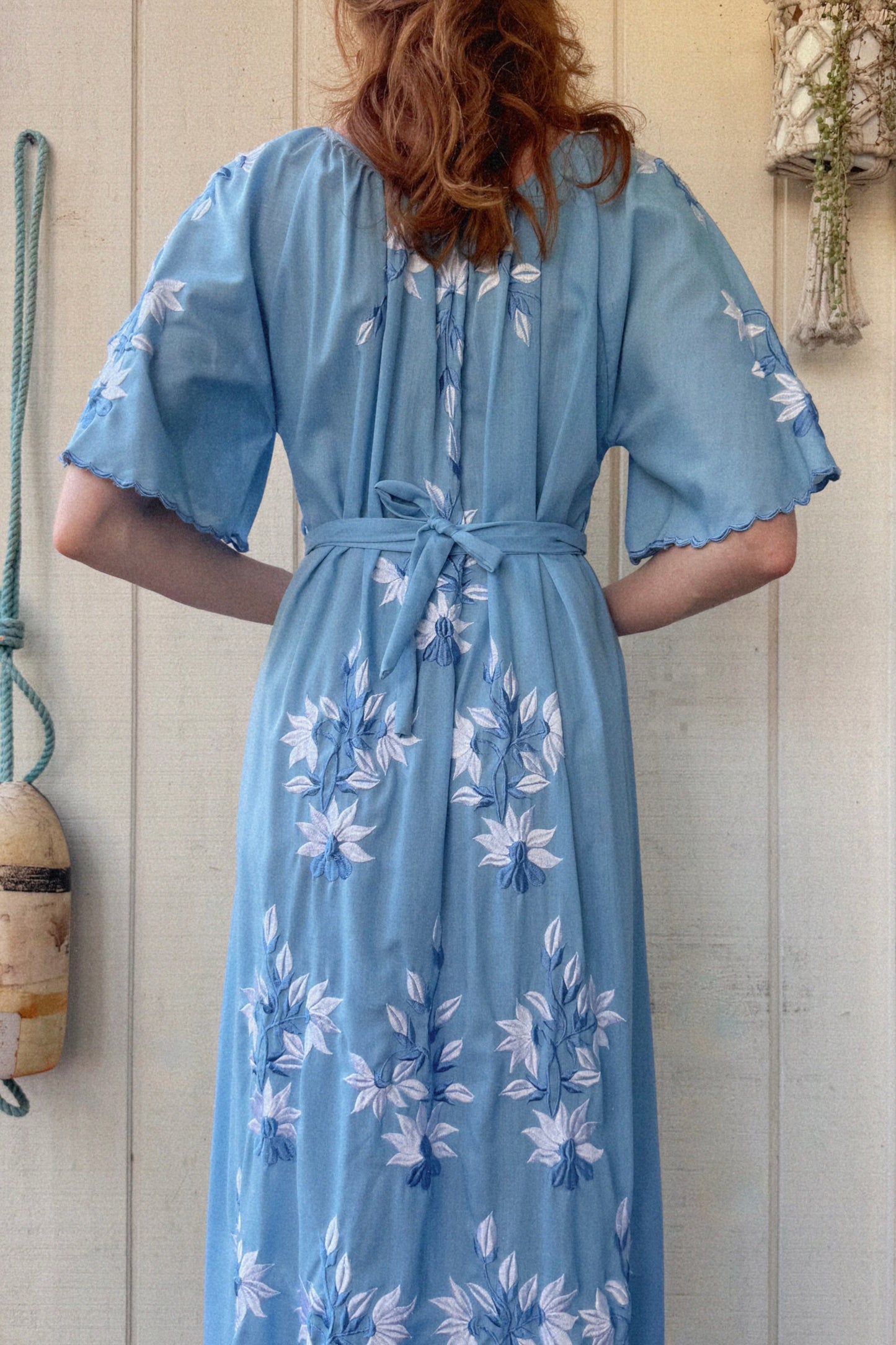 The Eva Embroidered Maxi Dress