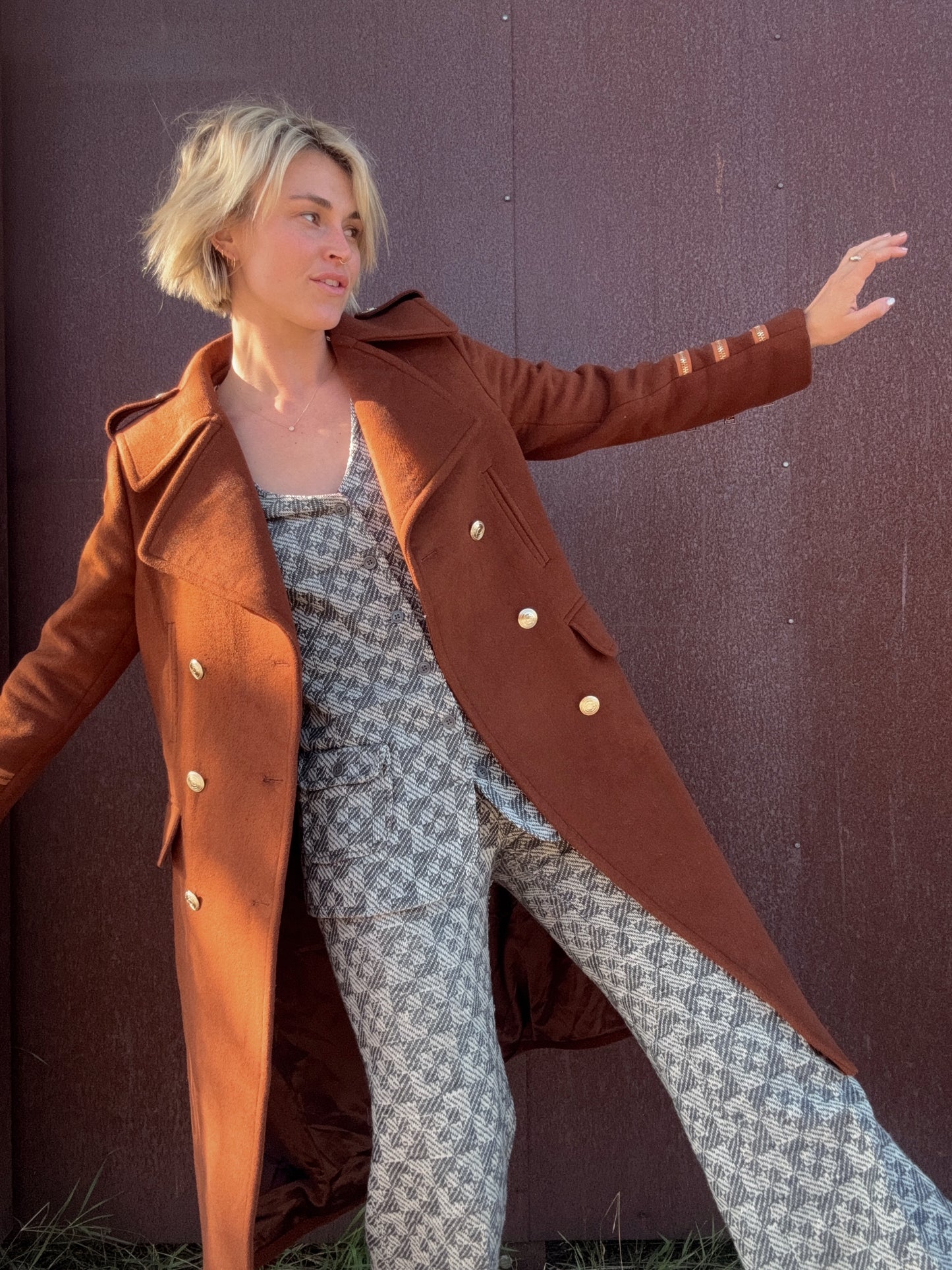 The Noelle 1980s Wool Coat