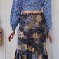 The Lucienne 1990s Silk Skirt