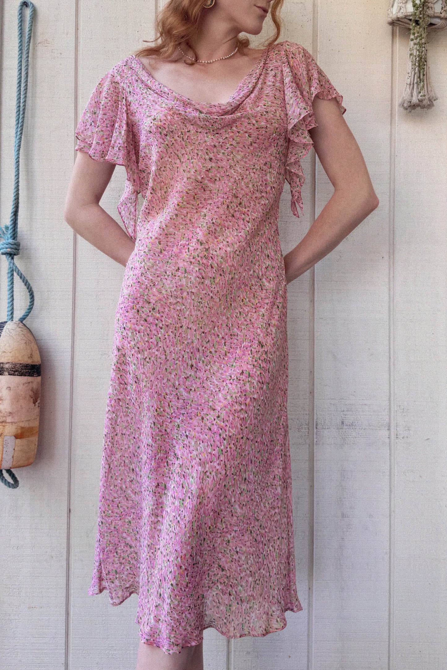 The Marisa Silk Midi Dress