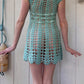 The Marina 1960s Crochet Mini Dress