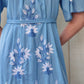 The Eva Embroidered Maxi Dress